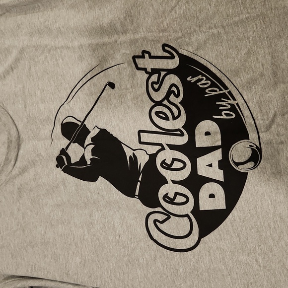Next Level apparel "coolest dad by par" tee size L, new with tags! - Picture 2 of 8